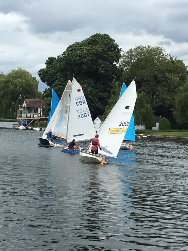 Club members sail a range of dinghy classes.