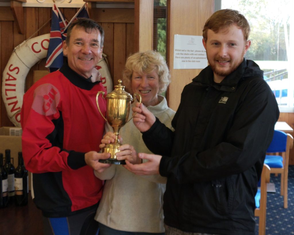 Dave Phillips and Martin Bishop win the 2019 Nat Phillips Trophy.